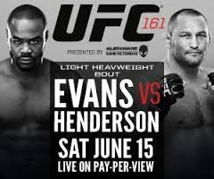 UFC 161: EVANS VS HENDERSON La pesée en live stream