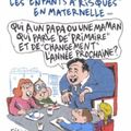 Luc Chatel veut évaluer les "enfants à risques" - Charlie Hebdo N°1009 - 191011