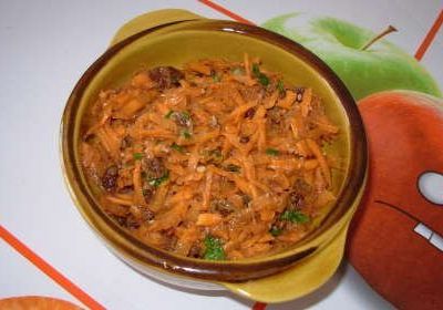 Carottes râpées à la marocaine