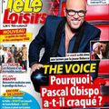 Pascal Obispo dans le magazine Télé Loisirs 