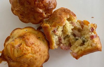 Muffins bleu lardons 