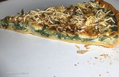 Quiche aux feuilles de blettes