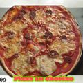Pizza au chorizo catalan