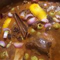 STIFADO, ragout de boeuf Grec