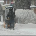 Neige et nettoyage toute la journée.....