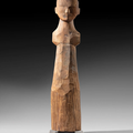 A wood figure of a man, Chu Kingdom, Warring States (480-221 BC)