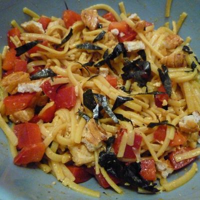 Pâtes aux saveurs asiatiques