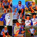 Le joli maillot cycliste de la formation "Banesto" des années de 1991 à 1993 ..