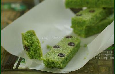 Shortbreads à la pistache et chocolat