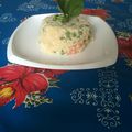 Risotto crevettes petits pois