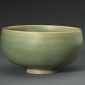 A fine green glazed Junyao bowl, Jin-Yuan dynasty