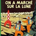 On a marché sur la lune, Hergé