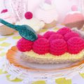 Crochet ~ Tarte gourmande aux fruits 