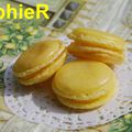 Macarons au lemon curd