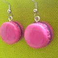 Boucles d'oreilles macaron