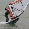 Windsurfeurs au planing dimanche après-midi à Madine