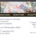 Exposition peinture et sculpture Marie Debruyne et Christophe Allier