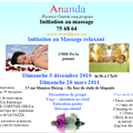 stage du 5 décembre : initiation massage 