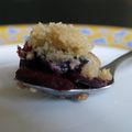 Crumble aux cerises