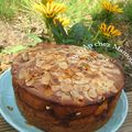 Gâteau aux fruits variés et à la crème fraîche