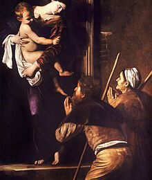 Le Caravage à Rome (16/23). 8 - Sant’Agostino in Campo Marzio. 