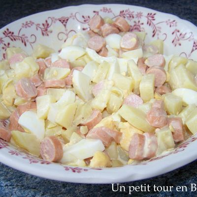SALADE DE POMME DE TERRE ET KNACKI