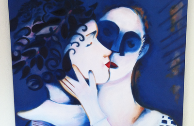 "Les amants bleus" de Chagall