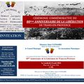 Cérémonie commémorative du 80ème anniversaire de la libération  de Trans en Provence