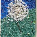 pouvoir des fleurs (028)  matière recyclable 50 x 70