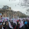 Manifestation contre le "mariage pour tous" - place d'Italie - avenue des Gobelins