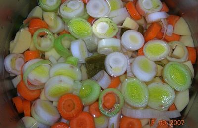 Une bonne soupe de légumes pour se réchauffer!