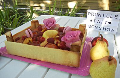 Gateau cagette de fruits 