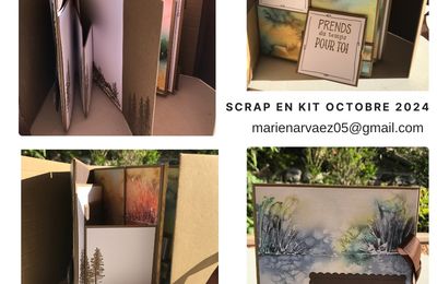 Scrap en Kit - Octobre 2024 - Mini Album Envolée vers les fêtes