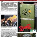 scoop du «Petit Vélo», la nouvelle publication à Avranches : des sacs poubelles collector spécial Tour de France 2013