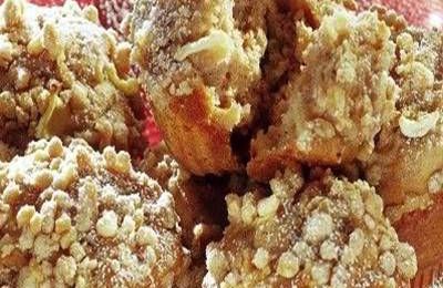 Crumble-muffins aux pommes