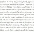 Fête de la Musique à la maison de retraite de Pont l'Abbé