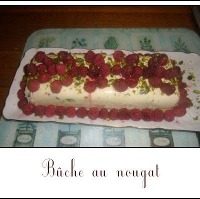 Bûche au nougat