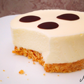 Entremets fromage blanc citron et palet croquant