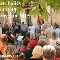 Cornus 12540 - Chorales en folies samedi 06 juin 2015, en cours de montage