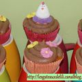 Cupcakes poules