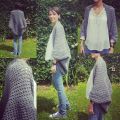 Une veste au crochet plus que de saison!