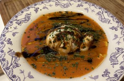 Burrata au gazpacho