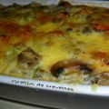 Gratin de crevettes