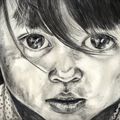 autre portrait d'enfant (au fusain)