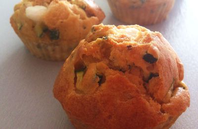 Muffins courgette & feta