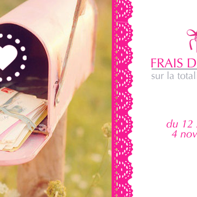 Petit plaisir d'automne : les frais d'envoi sont offert sur notre boutique !!