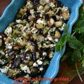 Salade d'aubergines grillées à la feta