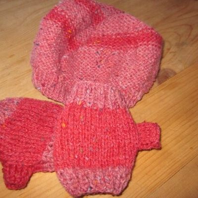 Un bonnet et des mitaines