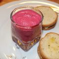 La recette de Béatrix: 'Velouté rose... bonbon !!!'
