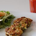 Galettes de courgettes, sans gluten